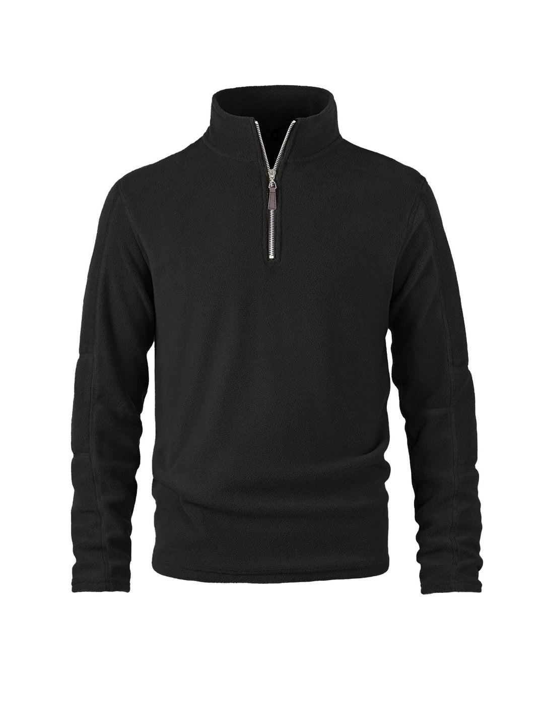 Men's fleece pullover with half zipper and high collar Lisslune