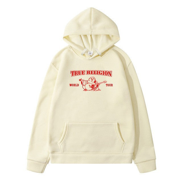 Women's Hooded Sweater with Eye-Catching Logo Design Lisslune