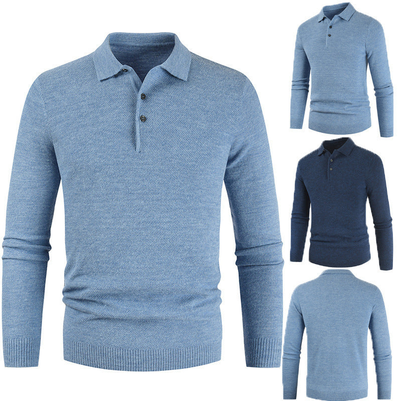 Men's Elegant Polo Shirt with High-Quality Knit Structure Lisslune