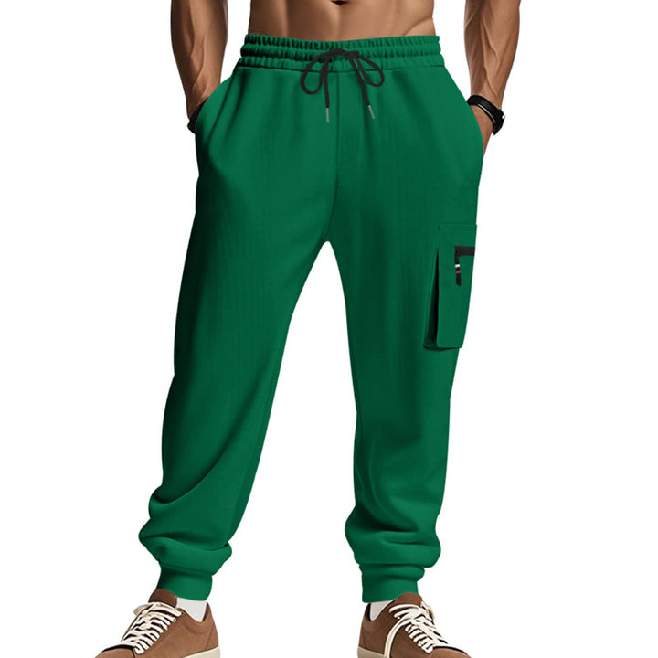 Men's sporty jogging trousers with practical side pockets and adjustable waistband Lisslune