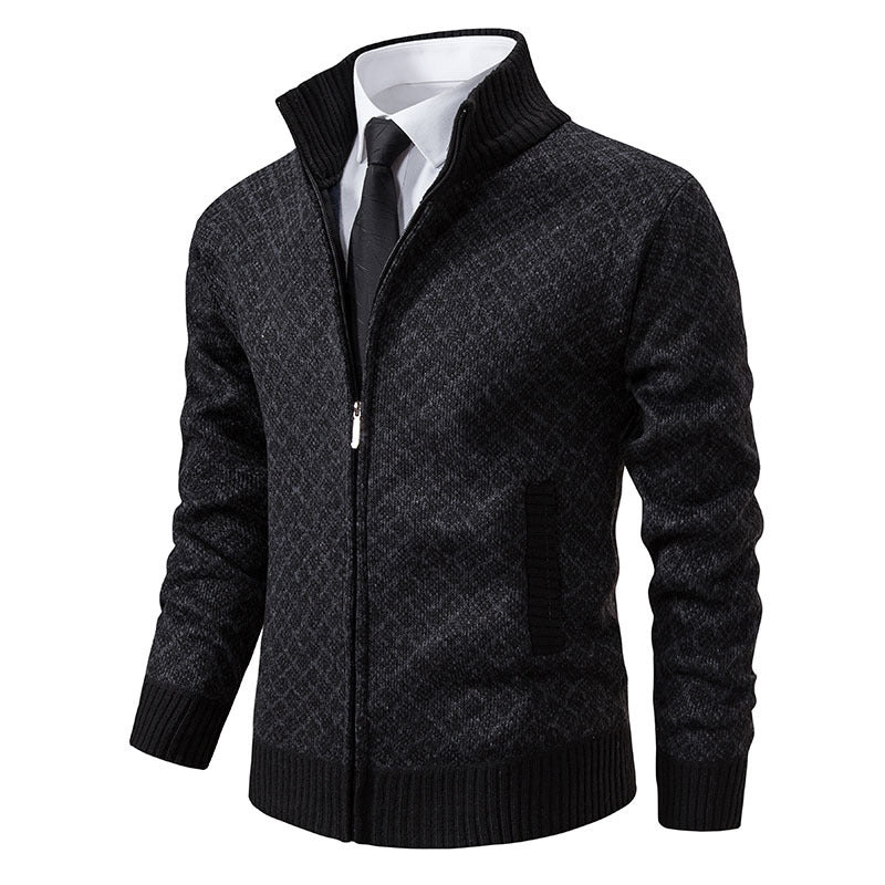 Men's stylish cardigan with high-quality zipper Lisslune