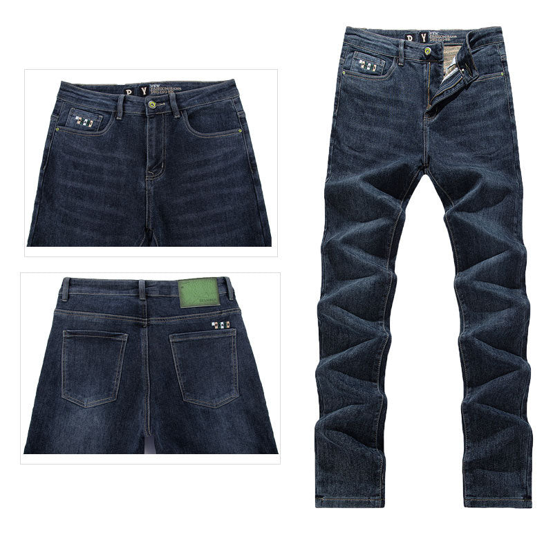 Men's cool Slim-Fit jeans with unique cut Lisslune