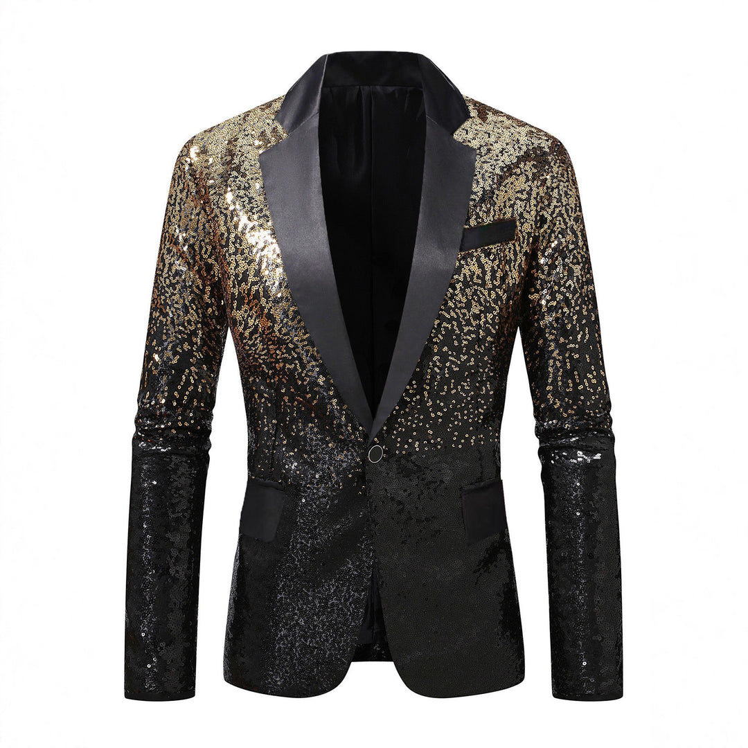 Men's Glamorous Sequin Blazer Lisslune