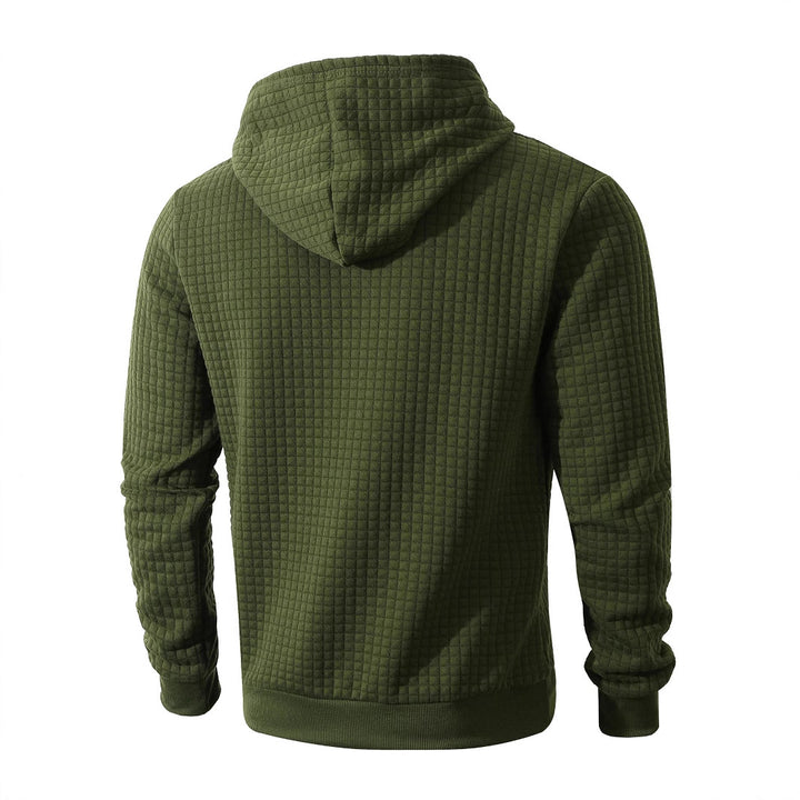 Men's hoodie with textured design Lisslune