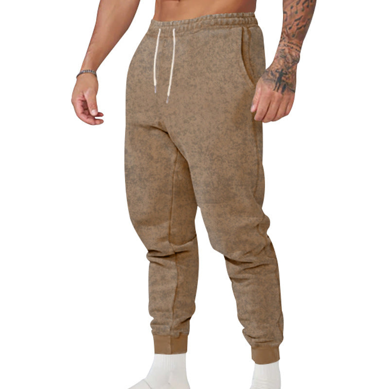 Men's comfortable sweatpants with elastic waistband and sporty style Lisslune