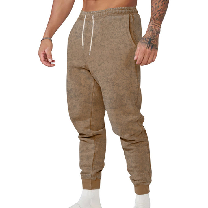 Men's comfortable sweatpants with elastic waistband and sporty style Lisslune