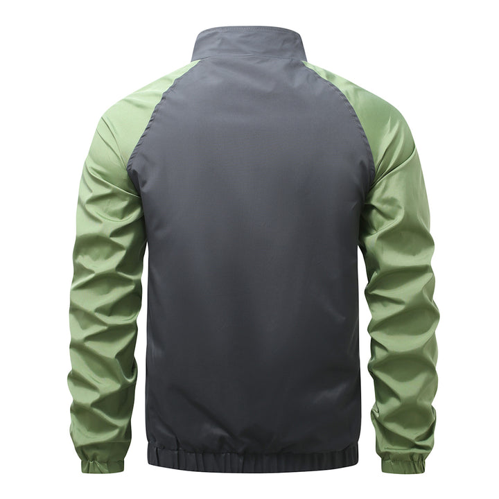Men's sporty transitional jacket made of tear-resistant material and elastic cuffs Lisslune