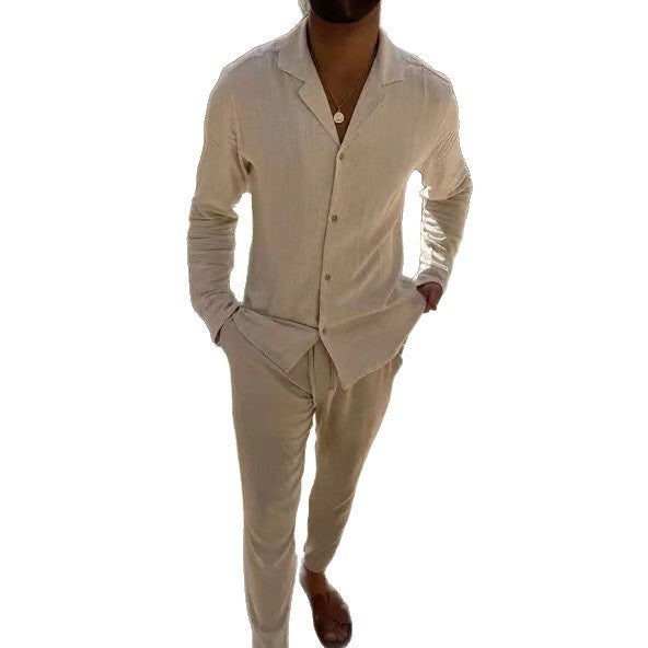 Men's Luxurious Pajama Set made of Breathable Material Lisslune