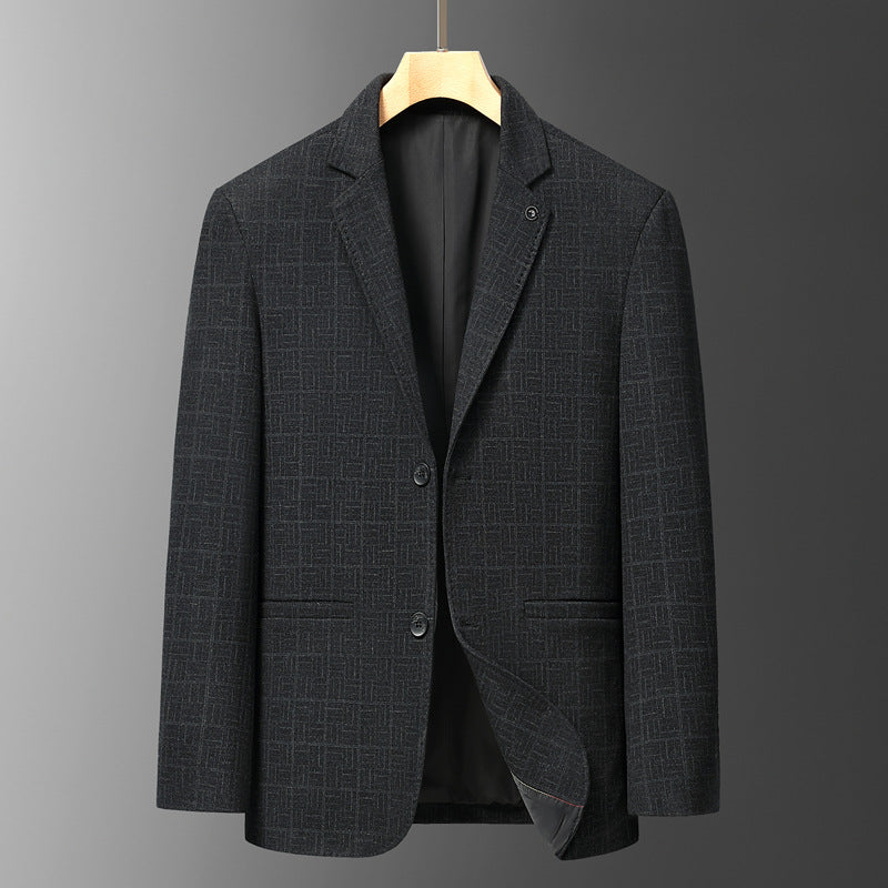 Men's Stylish Blazer Jacket with Fine Patterned Texture Lisslune