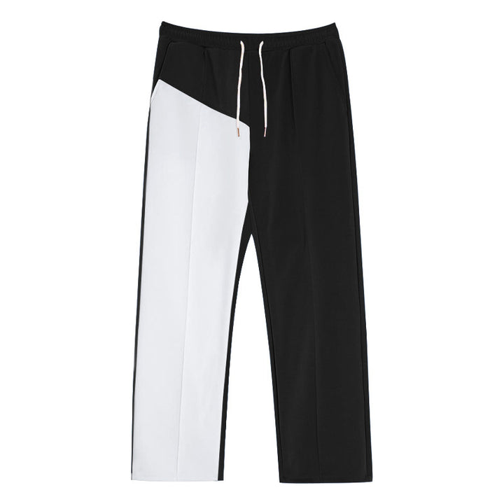 Men's sporty training pants with two contrasting color stripes Lisslune