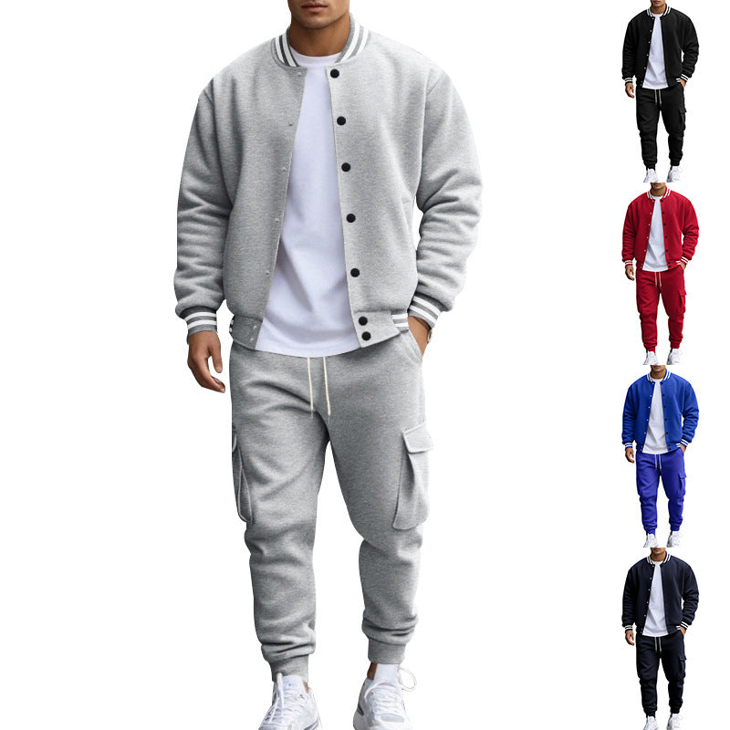 Men's sporty leisure set with balloon cut and practical pockets Lisslune