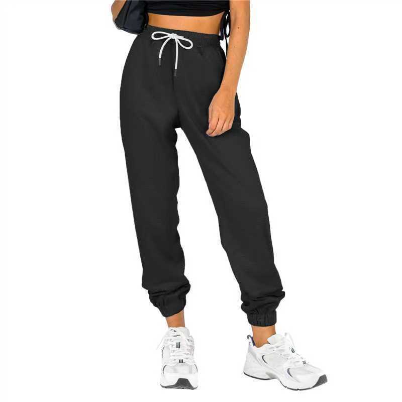 Women Comfortable Relaxed Fit Jogging Pants with Elastic Waistband and Practical Pockets Lisslune