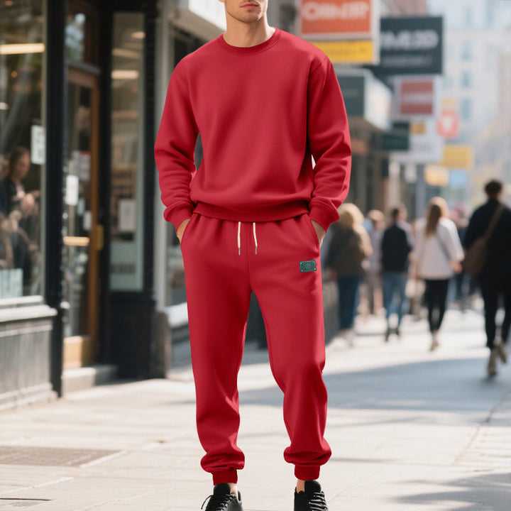 Men's comfortable sweat suit with elastic waistband and practical pockets Lisslune