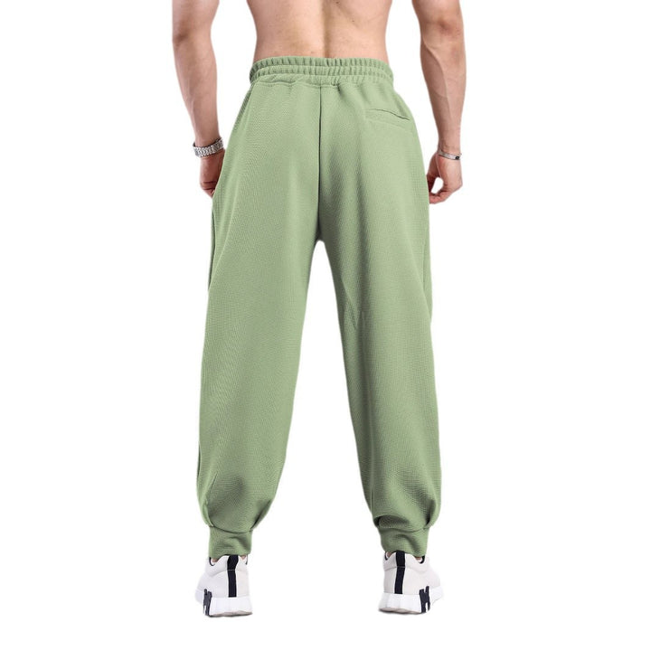 Men's casual joggers with elastic waistband and side pockets Lisslune