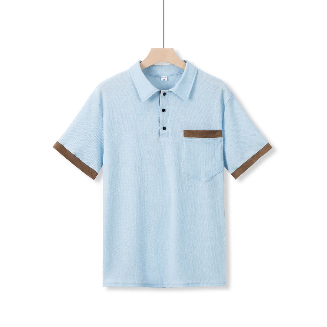 Men's Short Sleeve Polo Shirt Lisslune