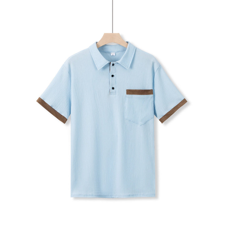 Men's Short Sleeve Polo Shirt Lisslune