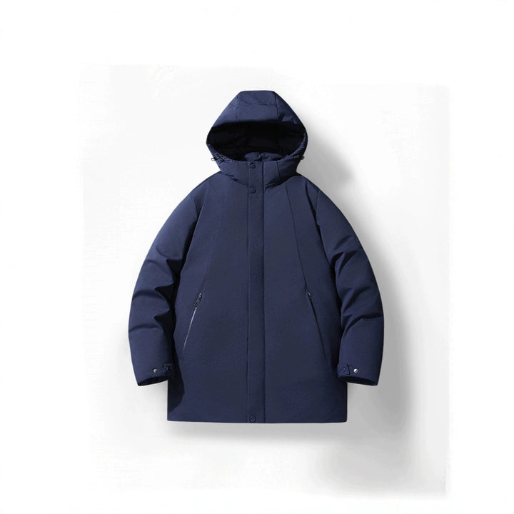 Men's insulated functional jacket with hood and water-repellent properties Lisslune