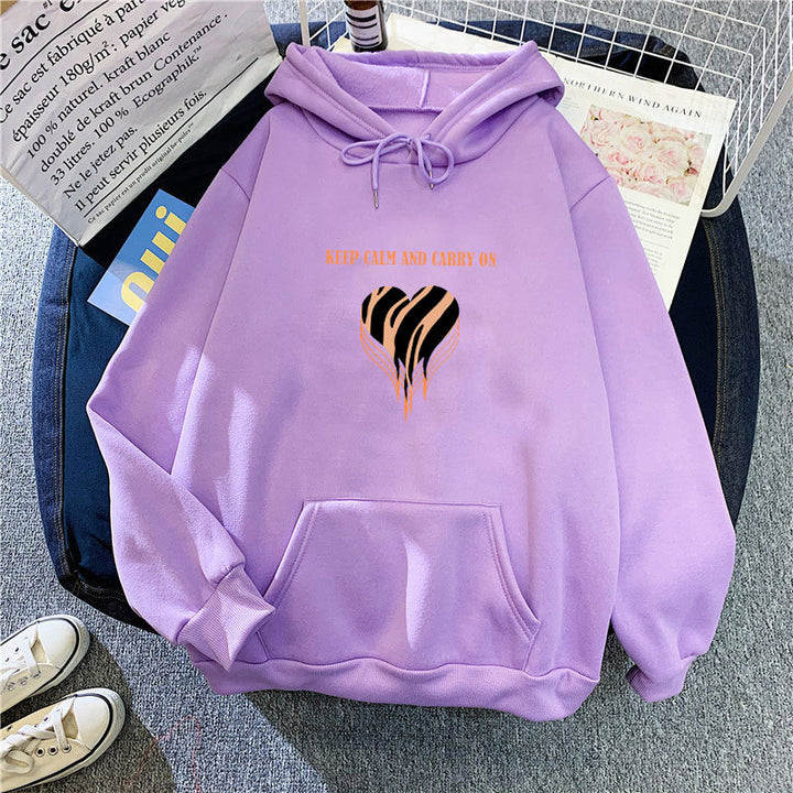 Women's hoodie with trendy heart design and comfortable fit Lisslune