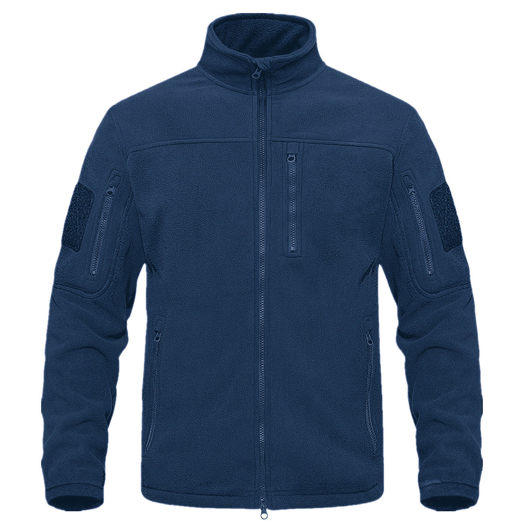 Men's fleece jacket with practical pockets Lisslune