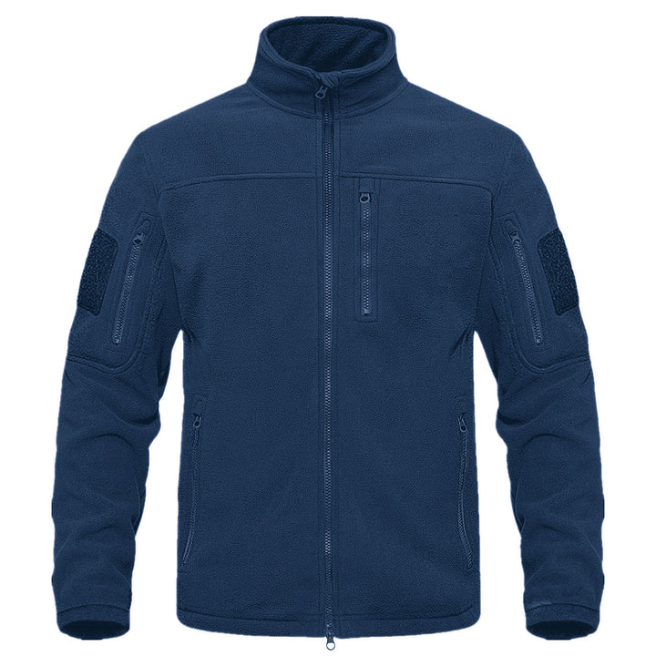 Men's fleece jacket with practical pockets Lisslune