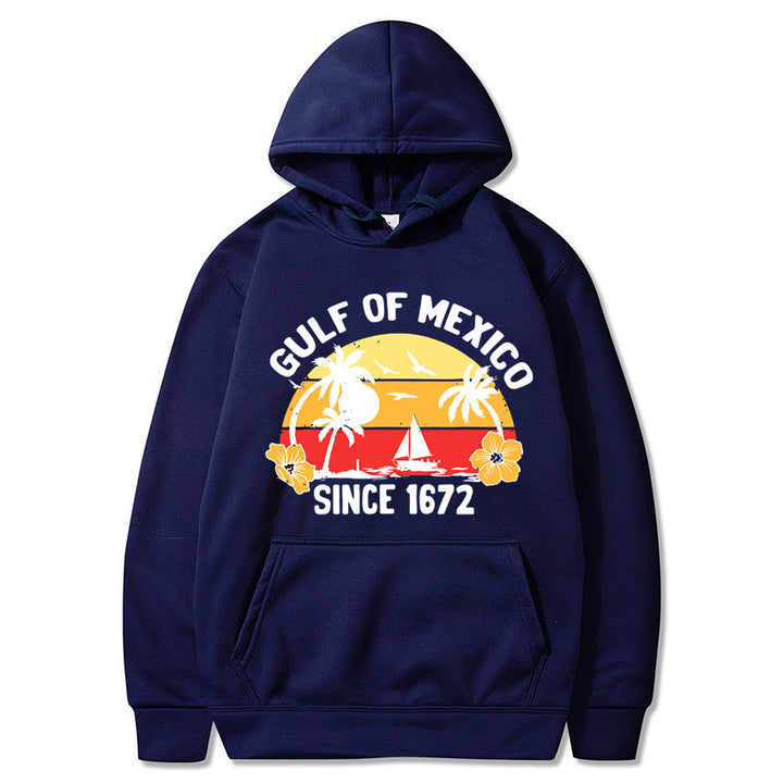Women's hoodie with creative beach motif and high-quality fabric Lisslune
