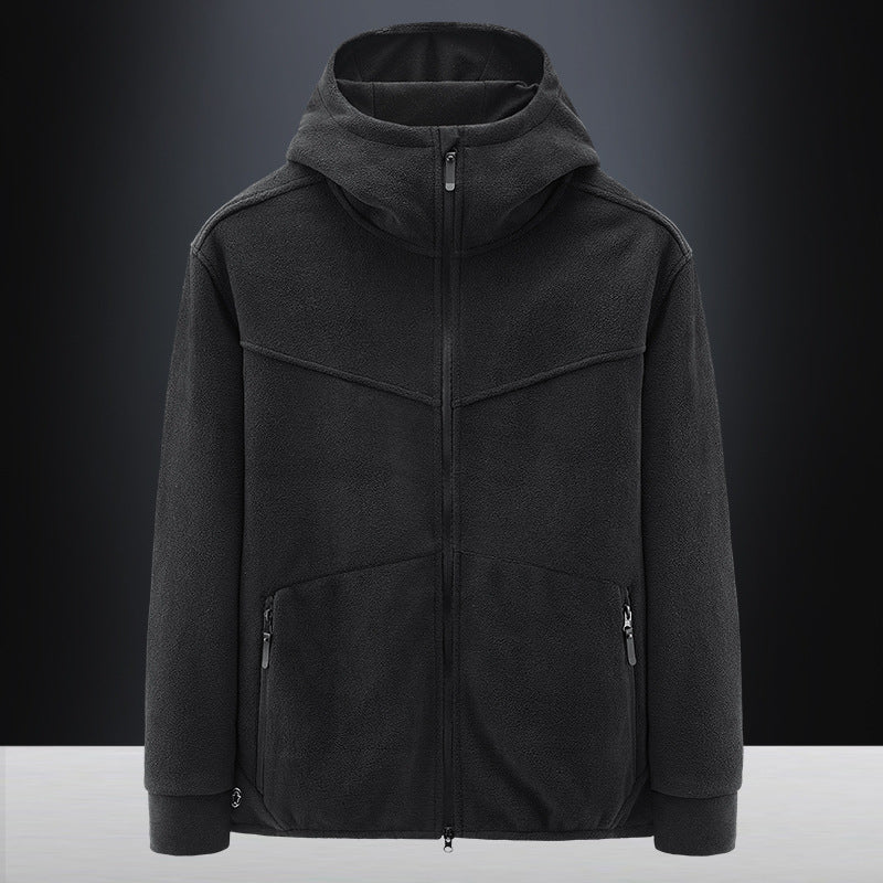 Men's fleece jacket with ergonomic fit and practical zip pockets Lisslune