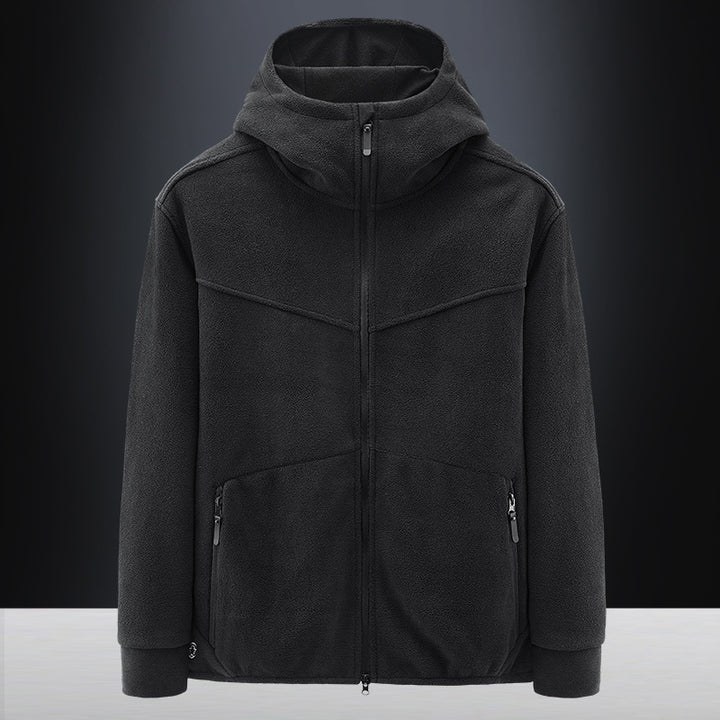 Men's fleece jacket with ergonomic fit and practical zip pockets Lisslune