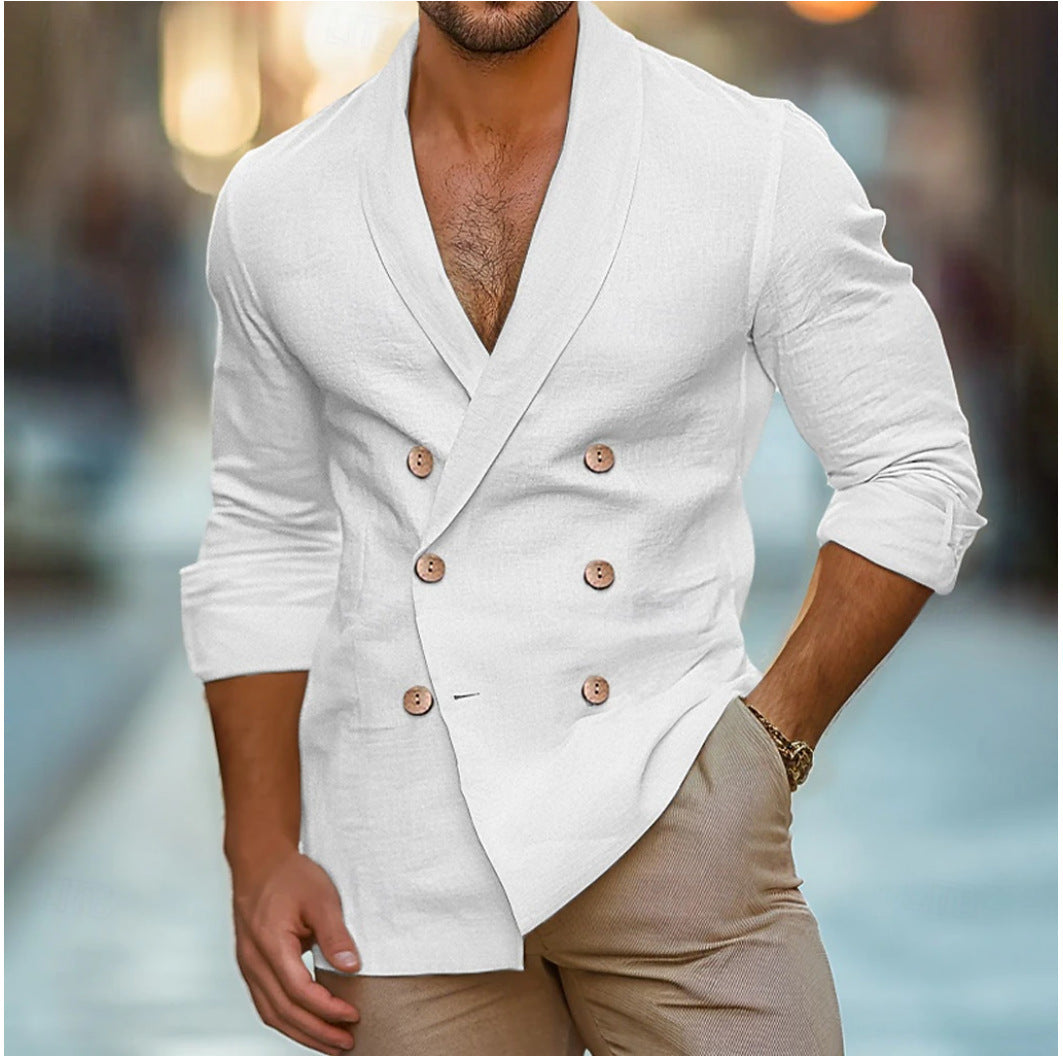 Men's stylish and elegant linen jacket Lisslune