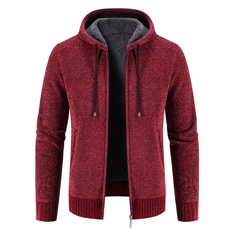 Men's hooded jacket with soft lining and innovative design Lisslune