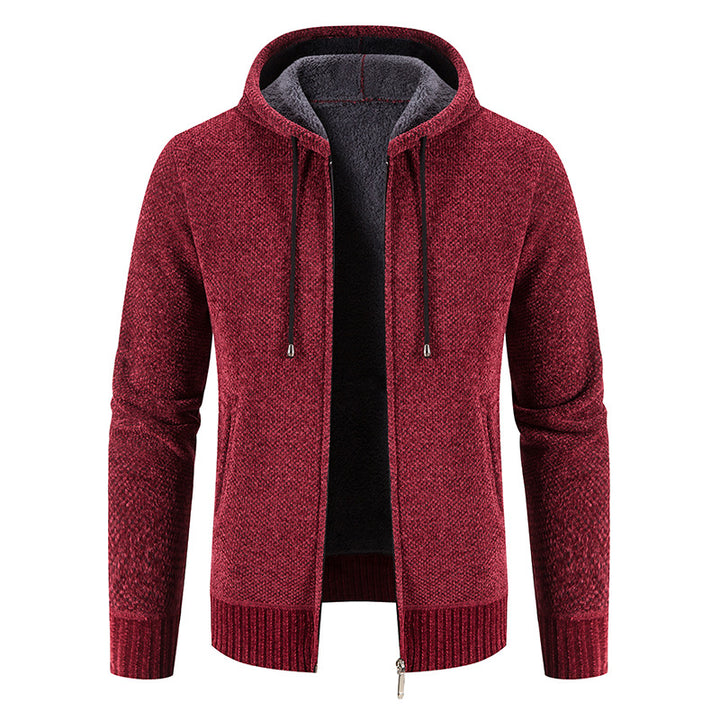 Men's hooded jacket with soft lining and innovative design Lisslune