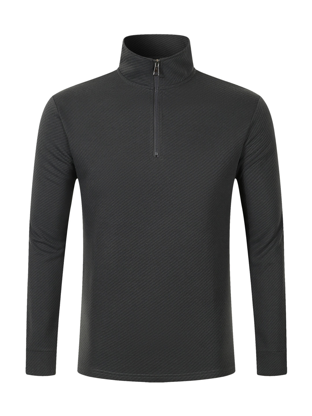 Men's functional pullover with short zipper and breathable material Lisslune
