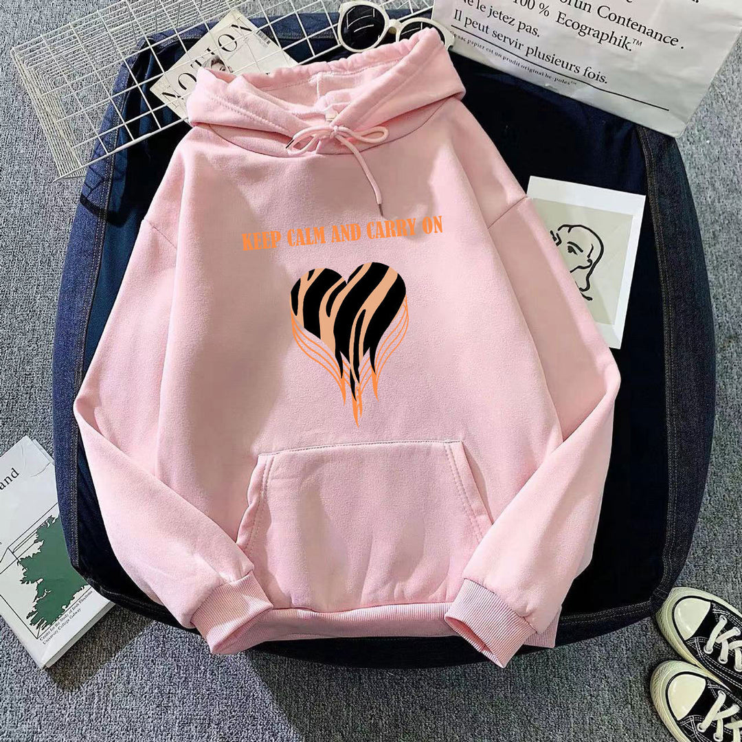 Women's hoodie with trendy heart design and comfortable fit Lisslune