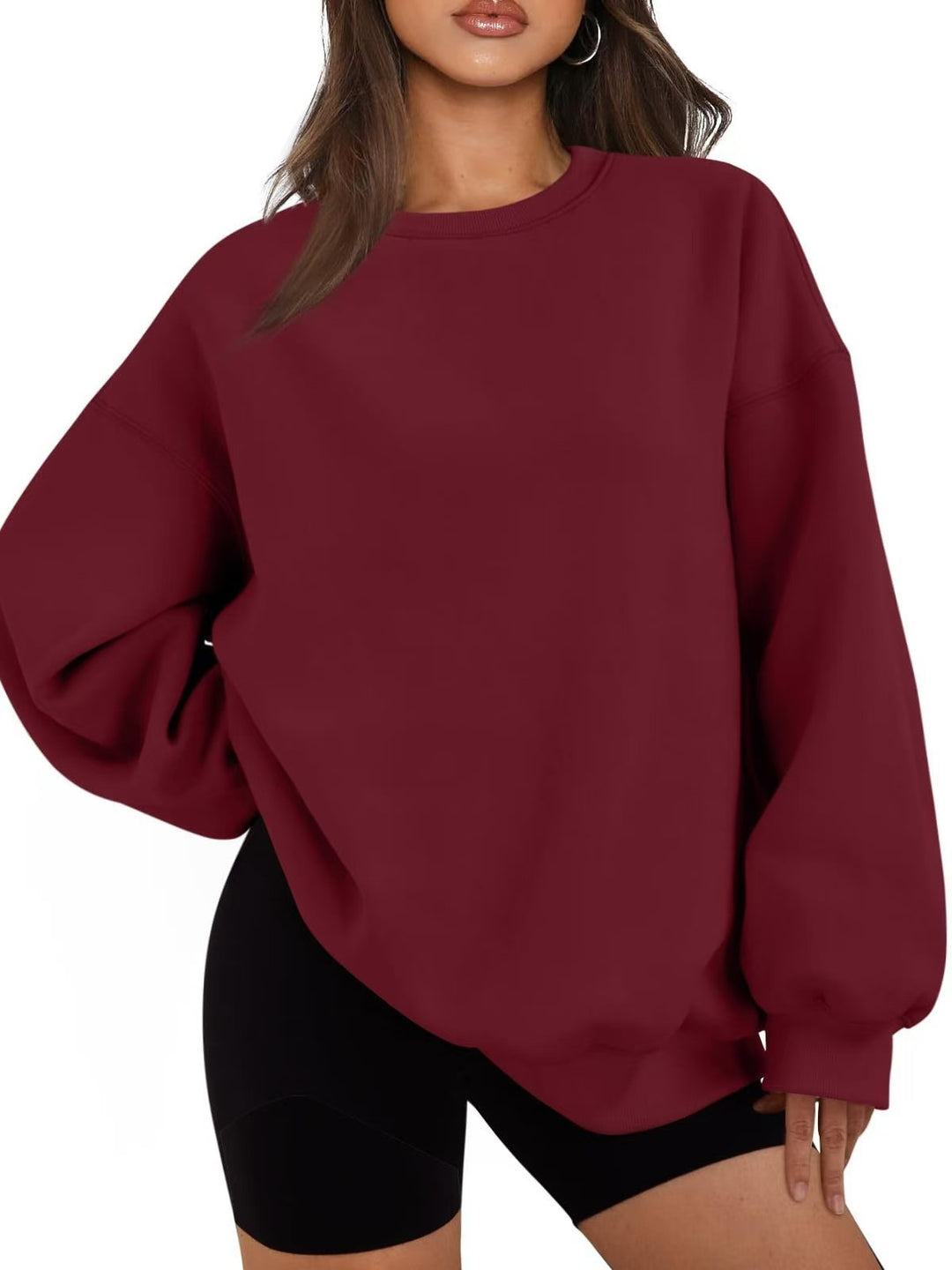 Women Casual Oversized Sweater with Loose Cut Lisslune