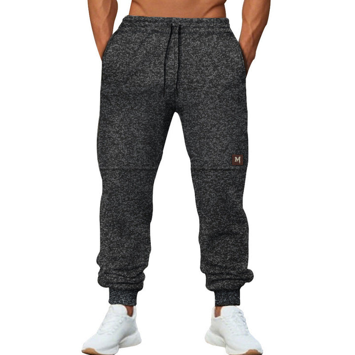 Men's modern jogging pants with elastic waistband and side pockets Lisslune