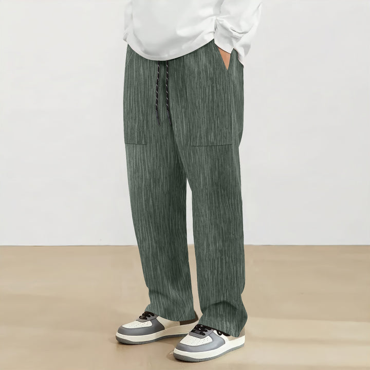 Men's casual leisure pants with innovative structural design and practical pockets Lisslune