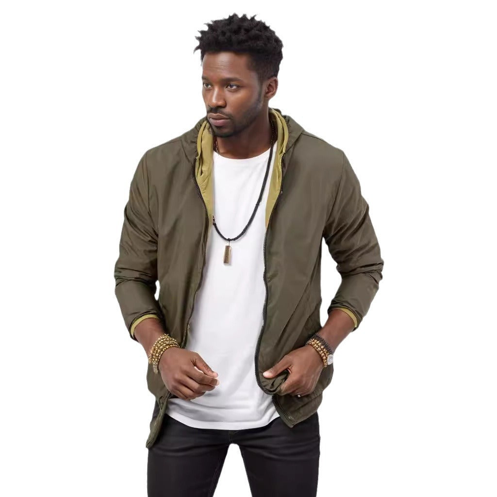 Men's lightweight transitional jacket with practical pockets Lisslune