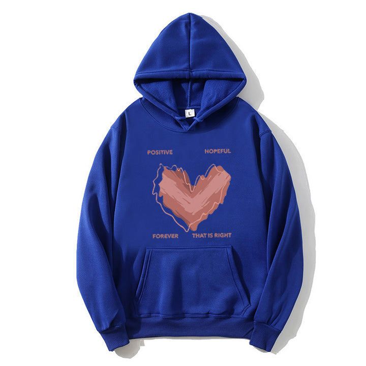 Women's hoodie with inspiring heart motif Lisslune