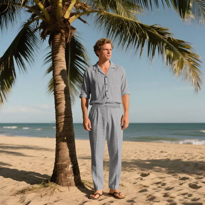 Men's elegant shirt and casual pants set Lisslune