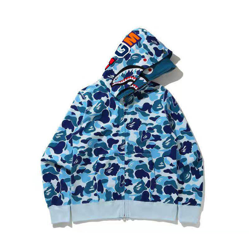 Men's hoodie with a unique camouflage design and a striking zipper Lisslune