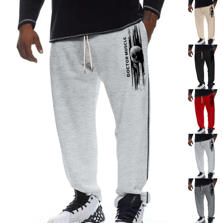 Men's cozy sports jogging pants with side stripes Lisslune