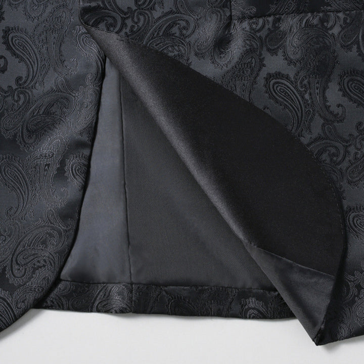 Men's elegant tuxedo blazer with paisley pattern Lisslune