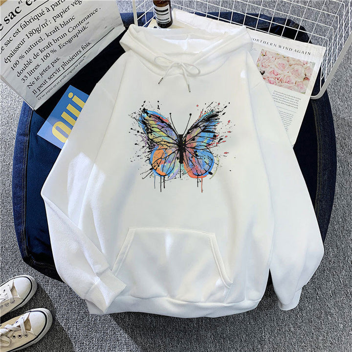 Women's hoodie with appealing butterfly design Lisslune