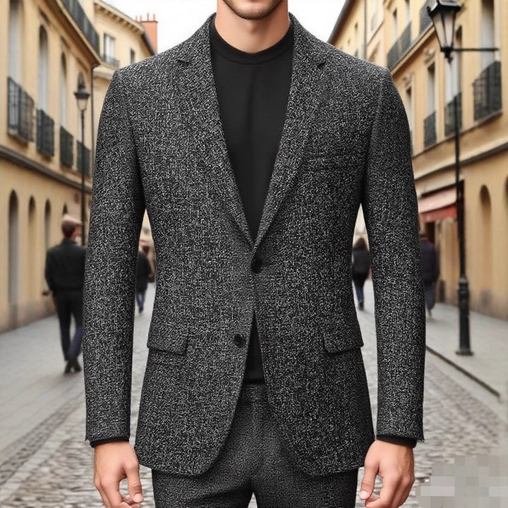 Men's textured blazer outfit Lisslune