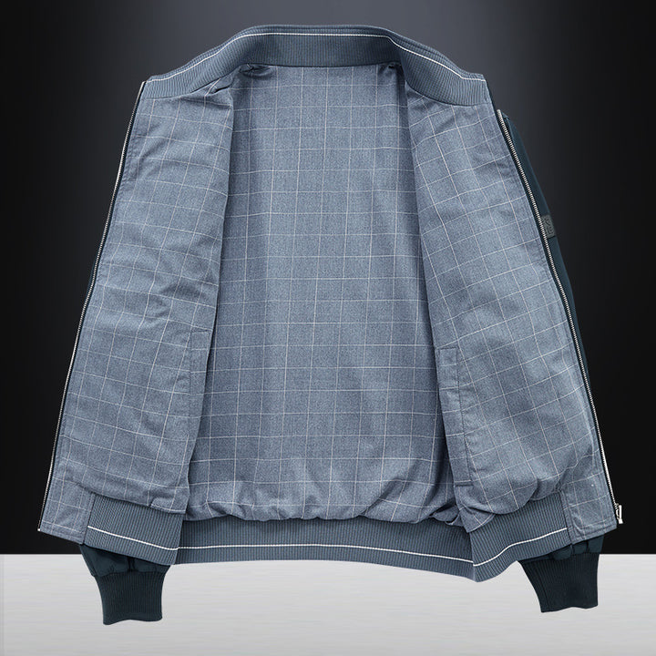 Men's Fashionable Bomber Jacket with Soft Inner Lining Lisslune