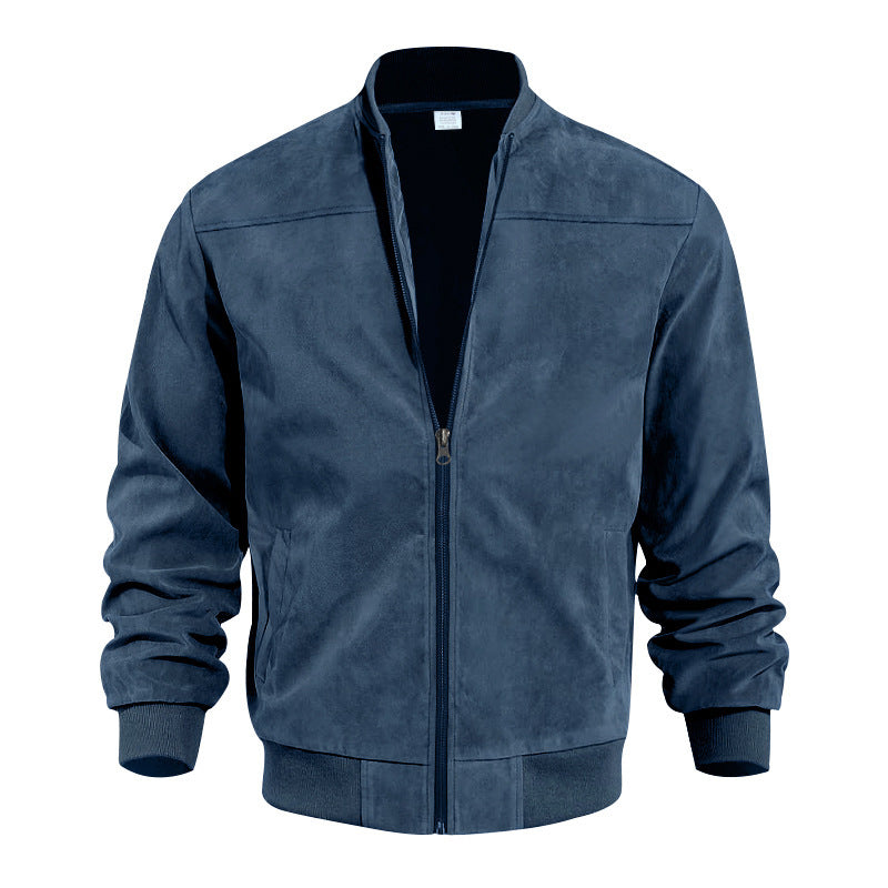 Men's fashionable and comfortable softshell jacket with high collar Lisslune