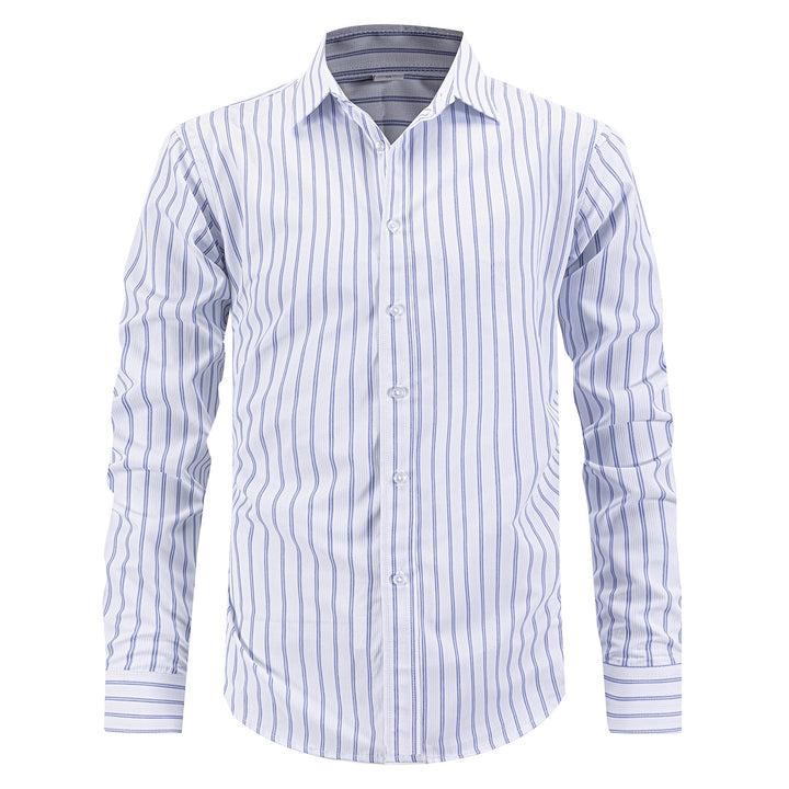 Men's classic striped cotton shirt Lisslune