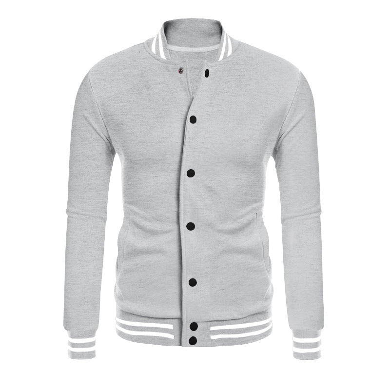 Men's sports jacket with contrasting cuffs and modern snap buttons Lisslune