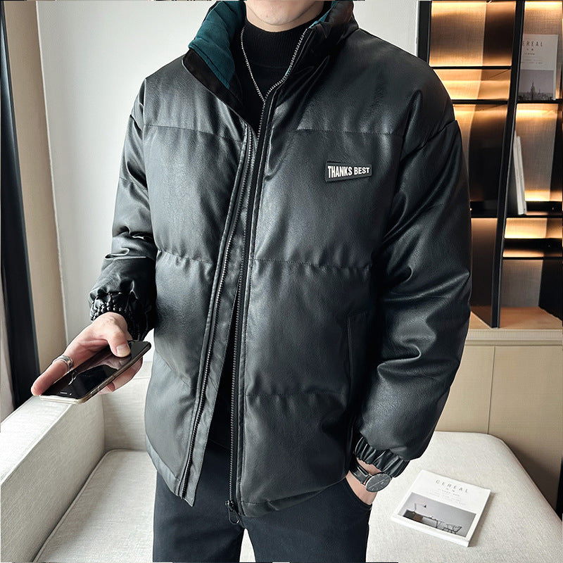 Men's Functional Quilted Jacket with High Collar Lisslune