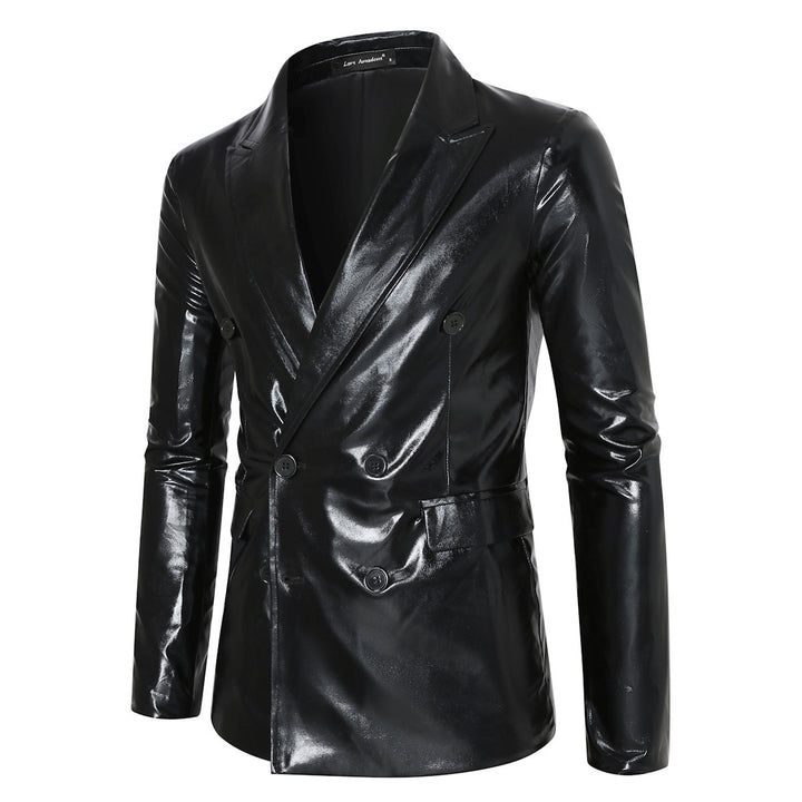 Men's shimmering double-breasted blazer Lisslune