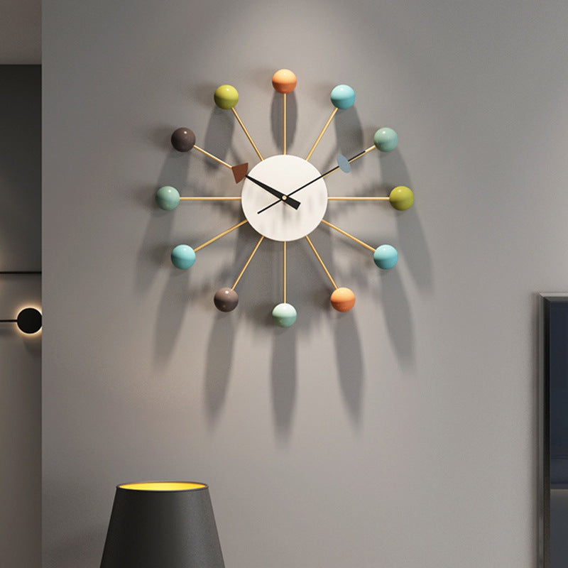 Lisslune | Decorative large silent wall clock for the living room 21 inches